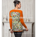 Mode Druck Frau Wolle Pullover